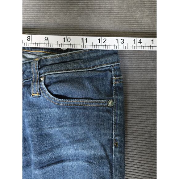 AG Adriano Goldschmied The Angel MID-RISE Bootcut Blue Denim MED Wash Jeans 26R - Picture 8 of 8